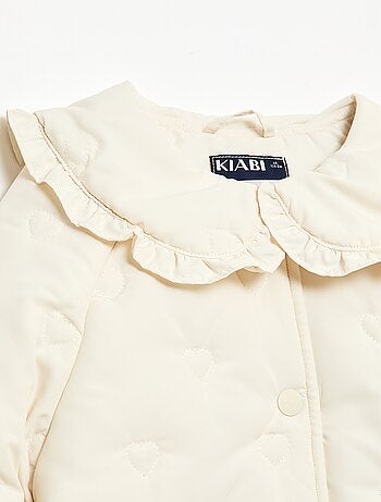 Doudoune quiltée avec col claudine