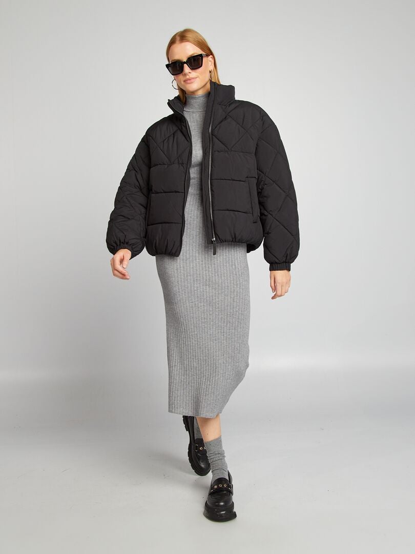 Doudoune noir oversize sale