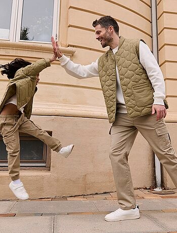 Doudoune quiltée manches amovibles