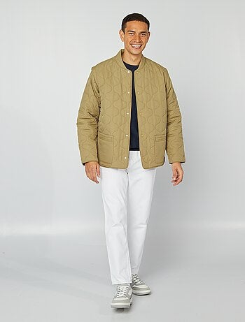 Doudoune quiltée manches amovibles