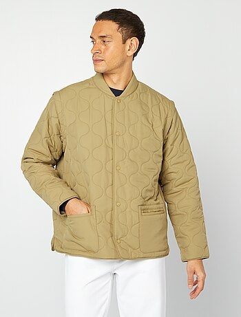 Doudoune quiltée manches amovibles