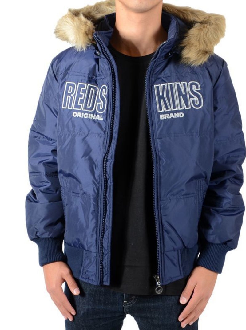 Doudoune Redskins Junior Benet Bleu - Kiabi