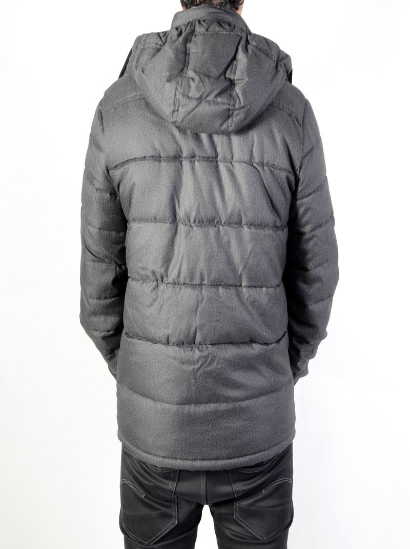 Doudoune Redskins Lowman Wanders Anthracite Noir - Kiabi