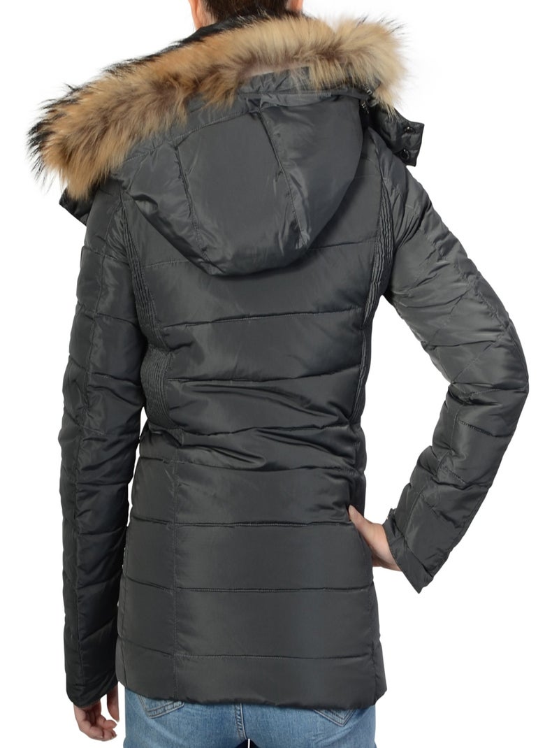 Doudoune Redskins Maiwenn Campbell Carbon Noir - Kiabi