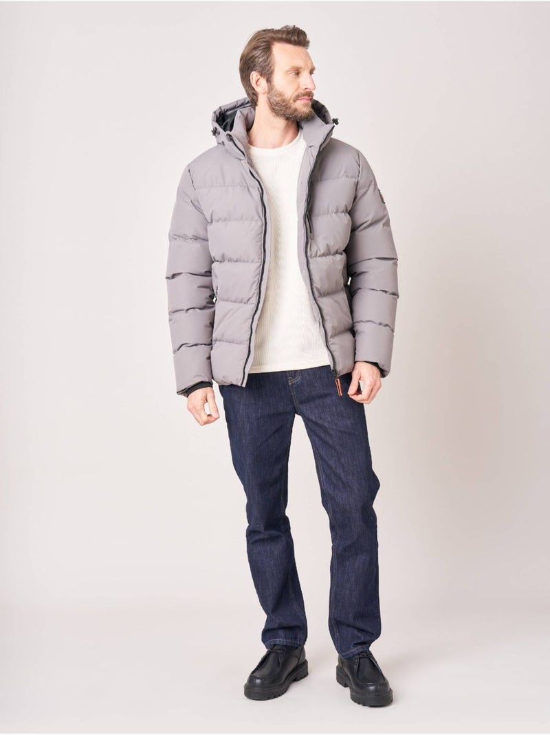 Doudoune regular homme 'deeluxe' Gris - Kiabi