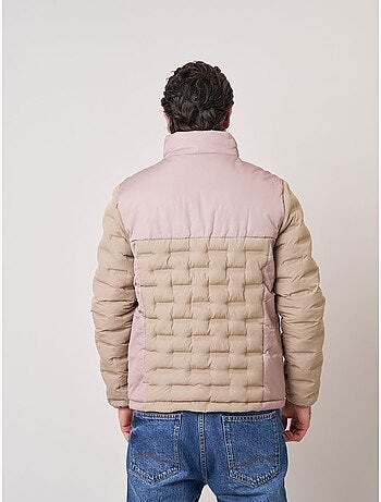 Doudoune regular homme effet matelassé graphique 'deeluxe'