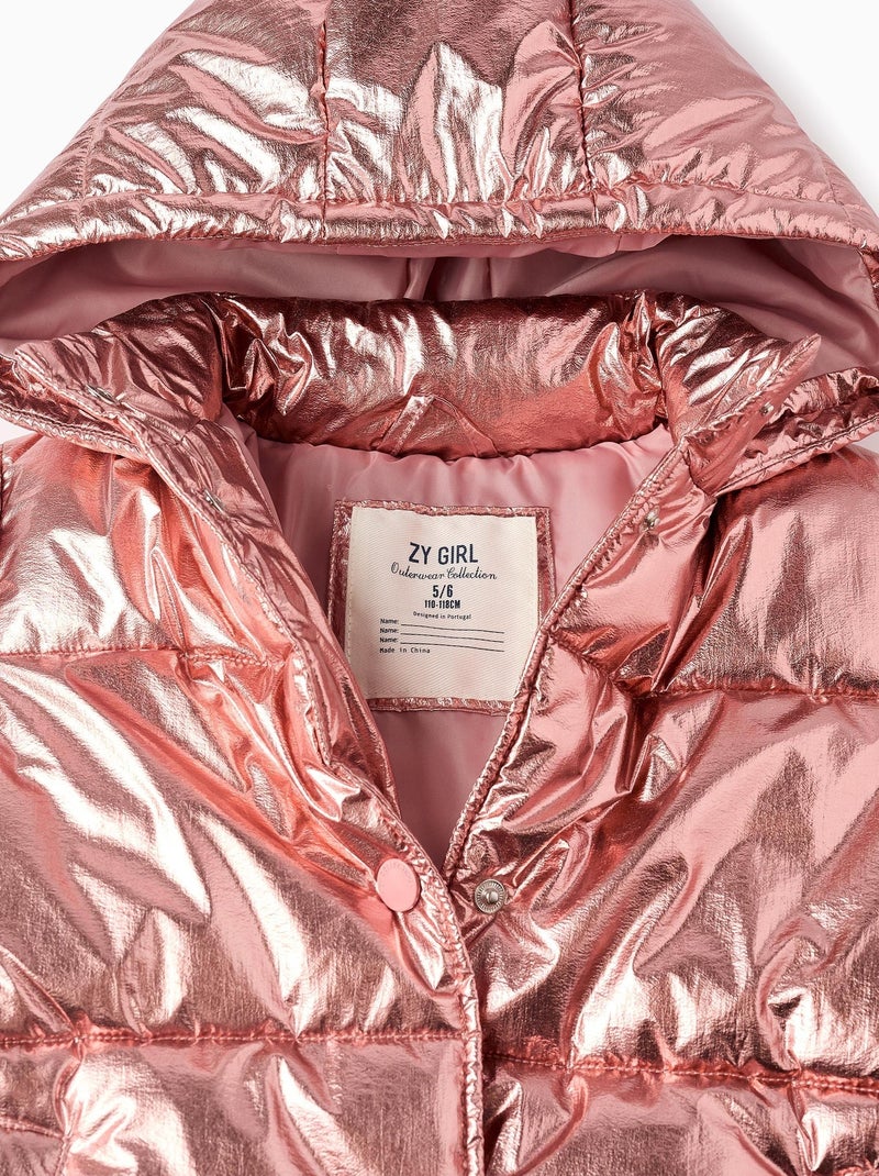 Doudoune rembourré, brillant DANCE ROOM Rose - Kiabi
