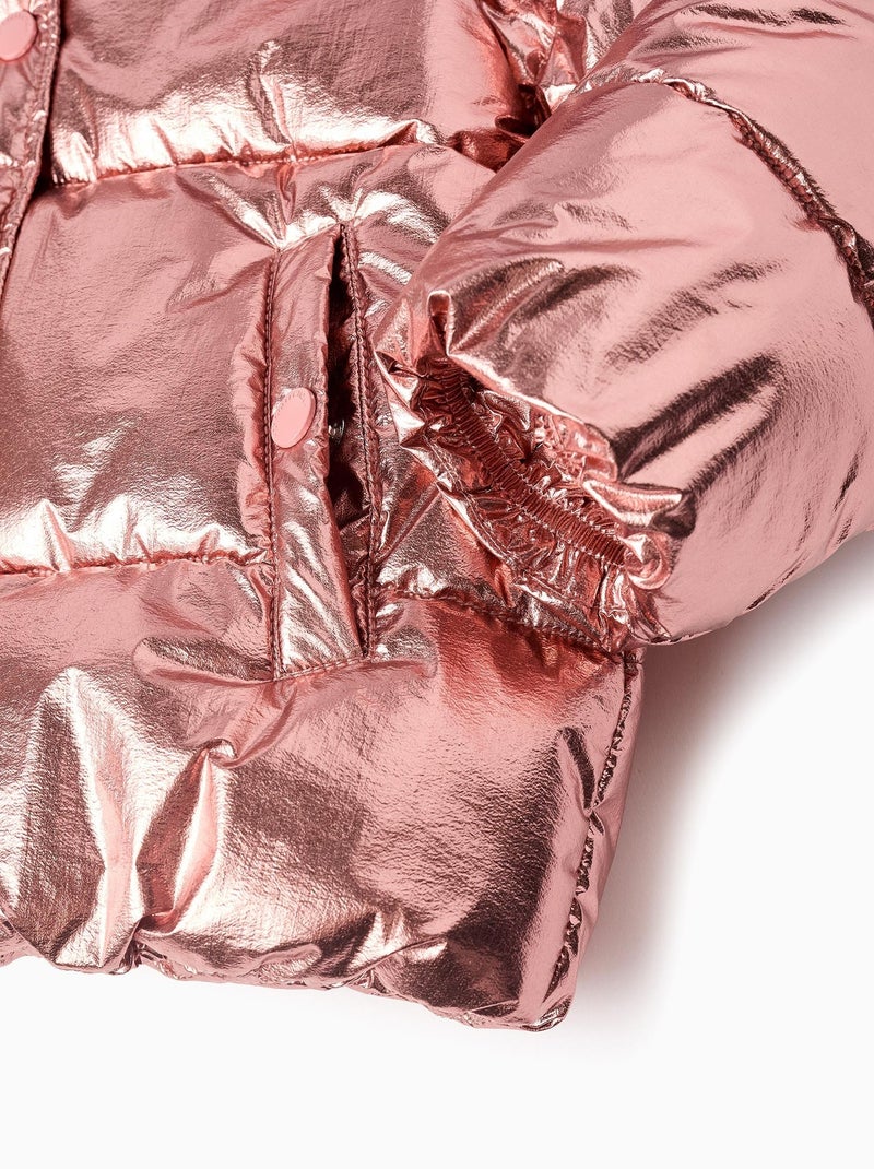 Doudoune rembourré, brillant DANCE ROOM Rose - Kiabi