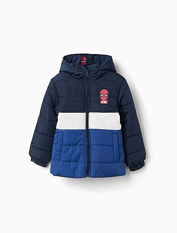 Doudoune Réversible à Capuche Spider-Man