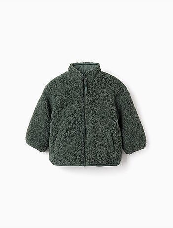 Doudoune réversible avec sherpa