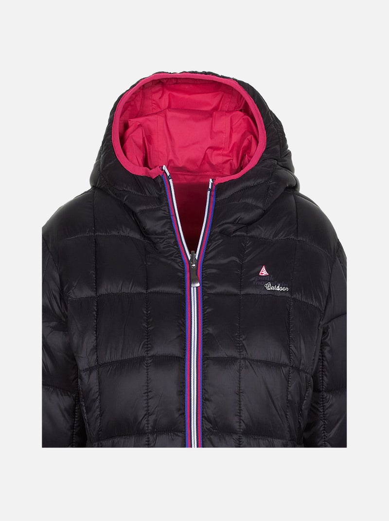 Doudoune réversible de ski   AWA - PEAK MOUNTAIN Rose fushia - Kiabi