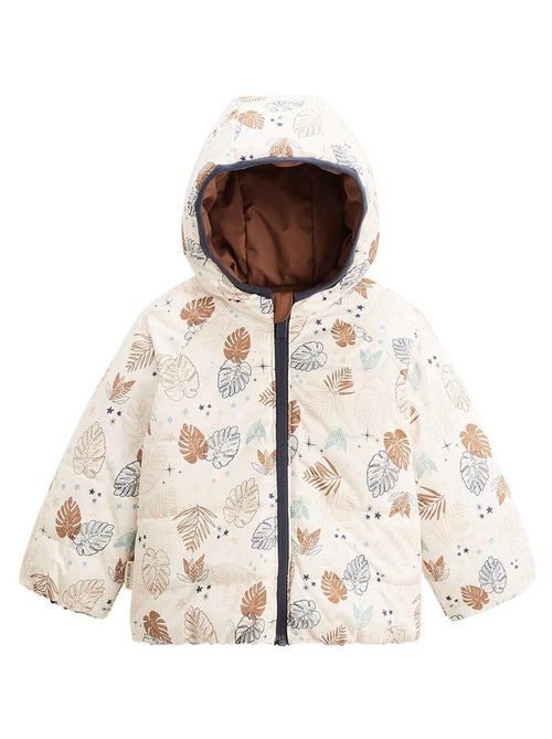 Doudoune réversible enfant imperméable avec capuche Constellation - Kiabi
