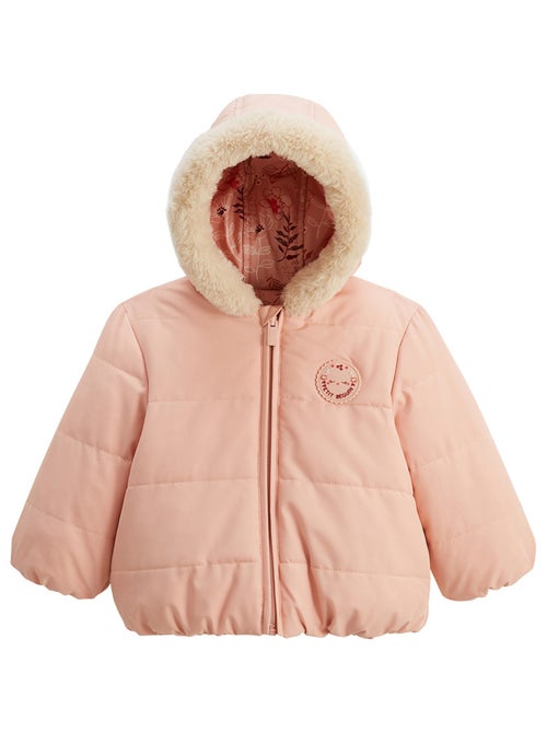 Doudoune réversible enfant imperméable avec capuche Manouk - Kiabi