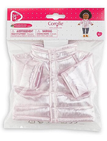 Doudoune Rose pour poupée ma Corolle
