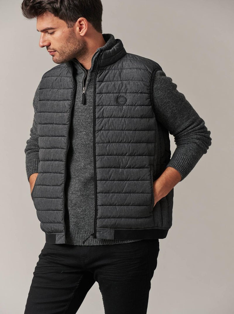 Doudoune sans manche 'Deeluxe' Gris foncé - Kiabi