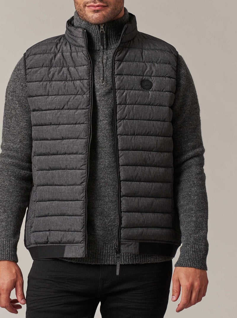 Doudoune sans manche 'Deeluxe' Gris foncé - Kiabi