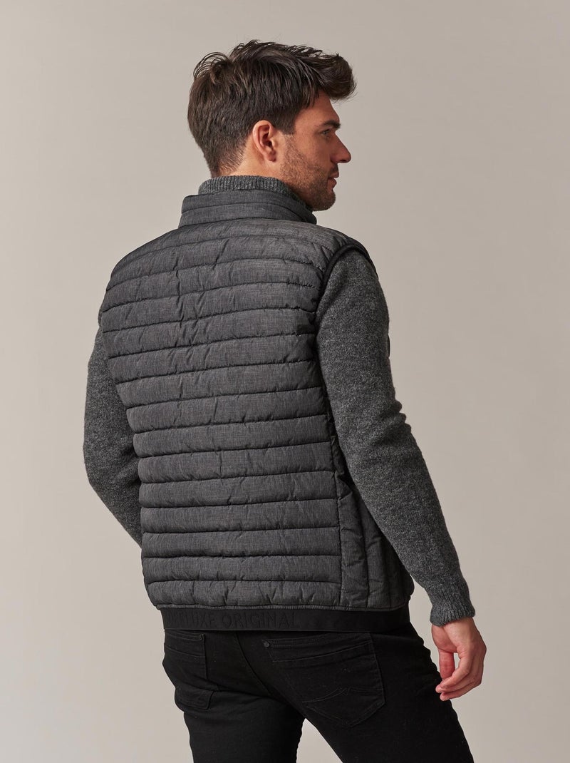 Doudoune sans manche 'Deeluxe' Gris foncé - Kiabi