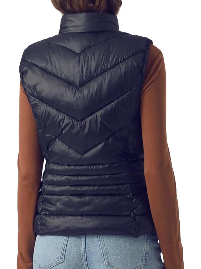 Doudoune sans manche femme vero moda Bleu marine - Kiabi