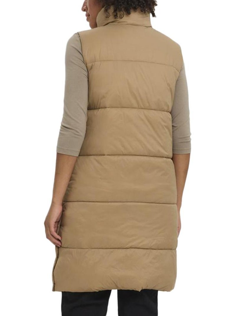 Doudoune sans manche Femme Vero Moda Marron cappuccino - Kiabi