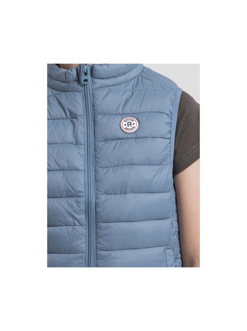 Doudoune sans manche zernes garçon ii Bleu ardoise - Kiabi