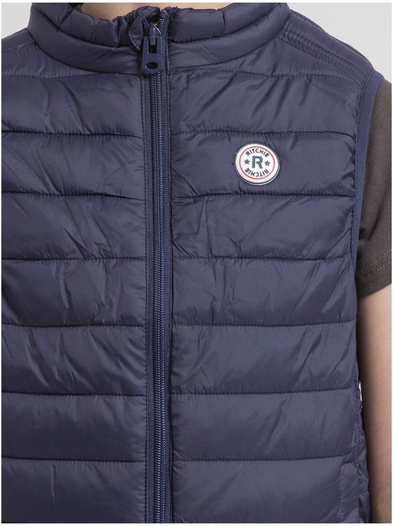 Doudoune sans manche zernes garçon ii Bleu marine - Kiabi