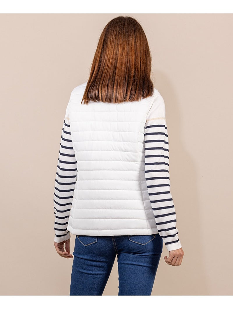 Doudoune sans manches - Terre de Marins Beige - Kiabi
