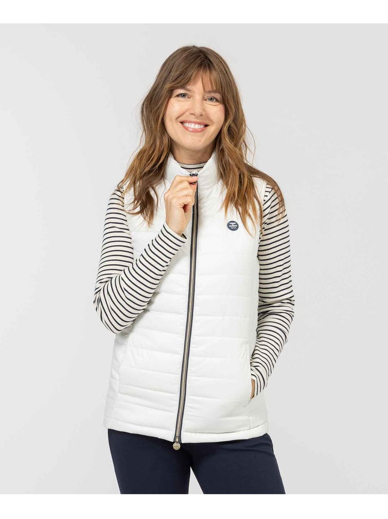 Doudoune sans manches - Terre de Marins Beige - Kiabi