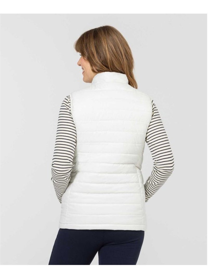 Doudoune sans manches - Terre de Marins Blanc Beige - Kiabi