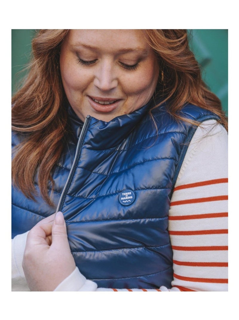 Doudoune sans manches - Terre de Marins Bleu marine - Kiabi