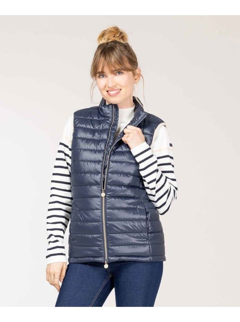 Doudoune sans manches - Terre de Marins Bleu marine - Kiabi