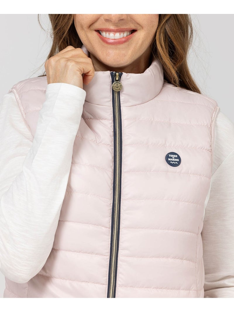 Doudoune sans manches - Terre de Marins Rose - Kiabi