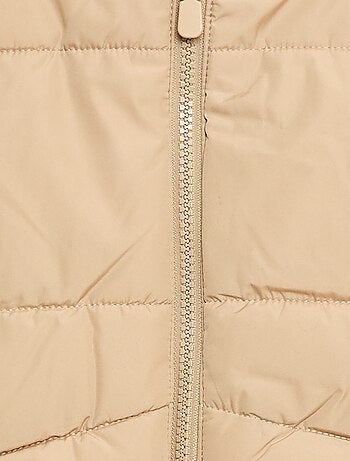 Doudoune sans manches à capuche