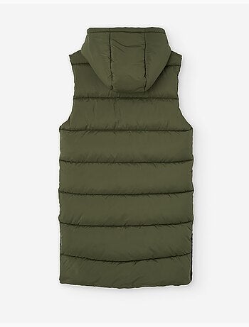 Doudoune sans manches à capuche
