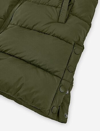 Doudoune sans manches à capuche