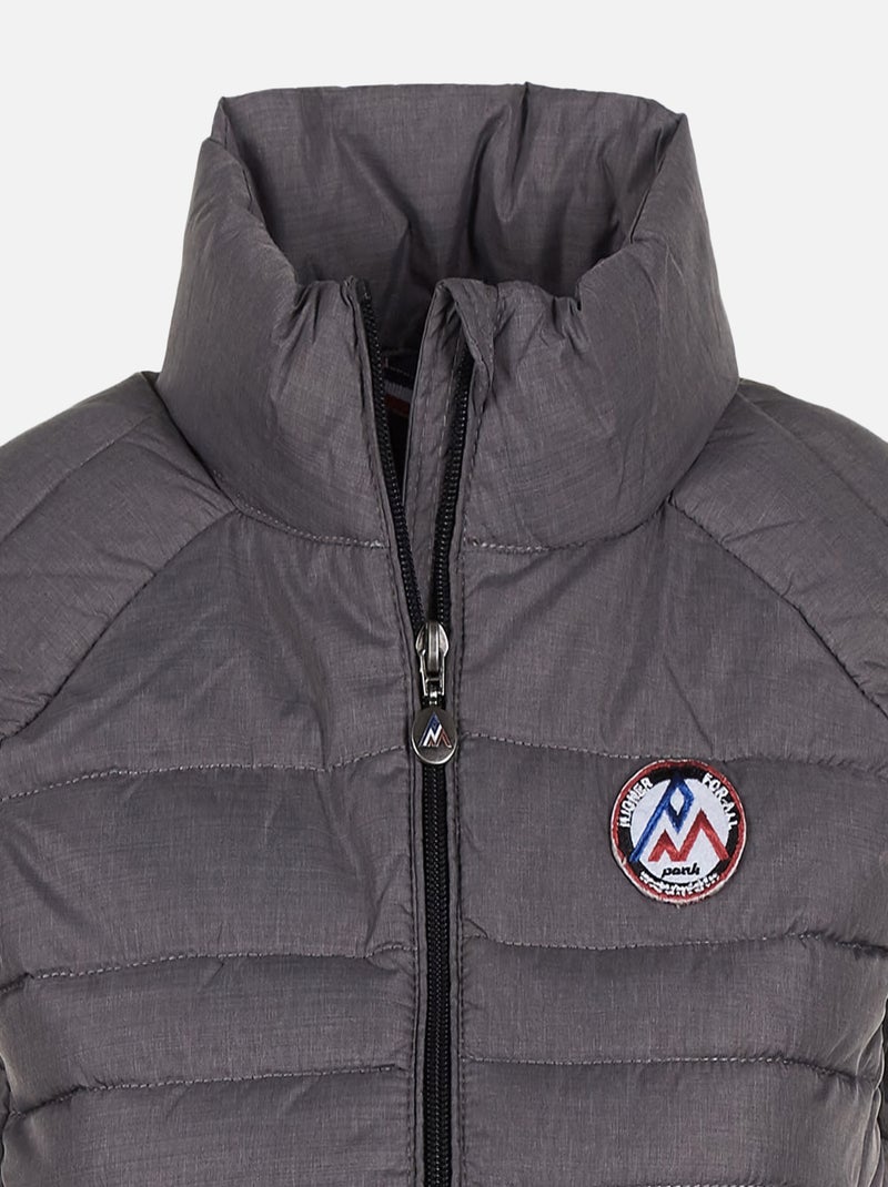 Doudoune sans manches   ACENA - PEAK MOUNTAIN Gris - Kiabi