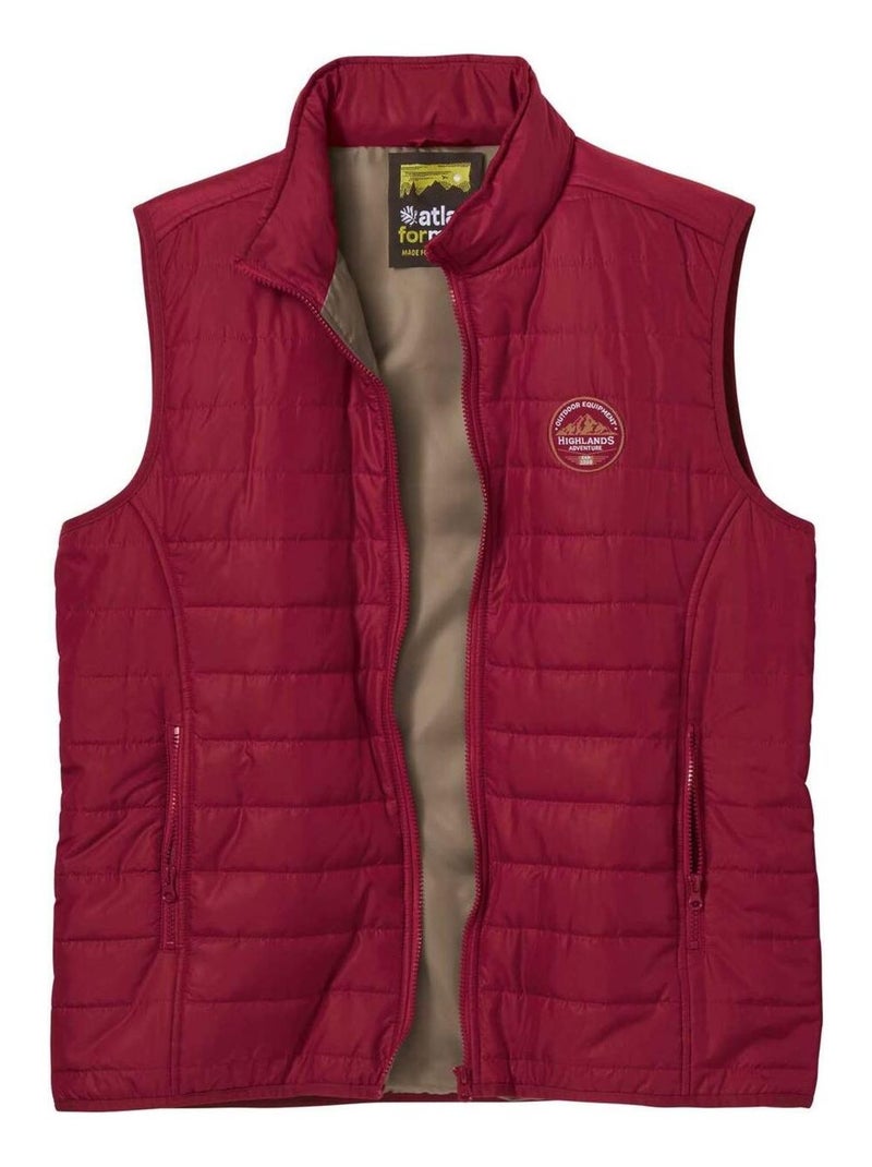 Doudoune Sans Manches Atlas For Men(R)  - Atlas For Men Rouge - Kiabi