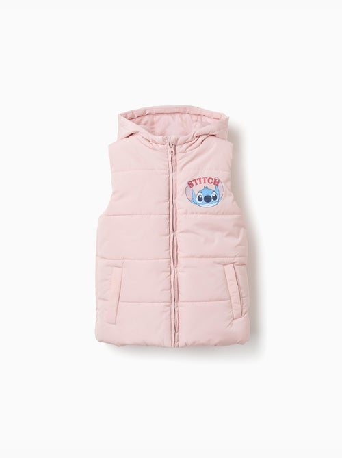 Doudoune sans manches avec capuche et imprimés stitch - Kiabi Doudoune sans manches avec capuche et imprimés stitch - Kiabi