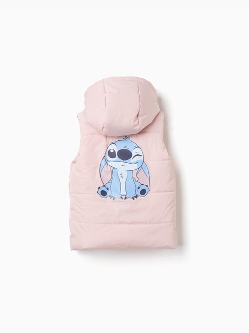 Doudoune sans manches avec capuche et imprimés stitch - Kiabi Doudoune sans manches avec capuche et imprimés stitch - Kiabi