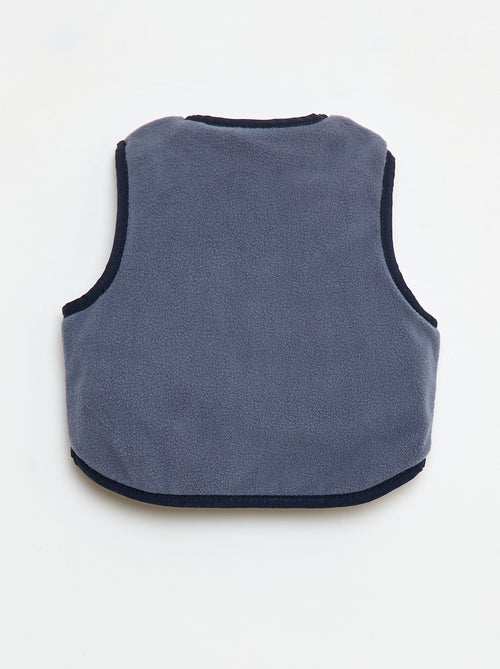 Doudoune sans manches avec doublure polaire - Kiabi