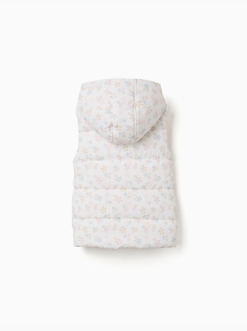 Doudoune sans manches avec motif floral - Kiabi Doudoune sans manches avec motif floral - Kiabi