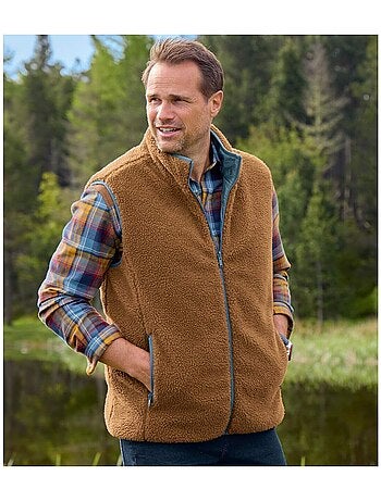 Doudoune Sans Manches Bi-Matière Réversible - ATLAS FOR MEN