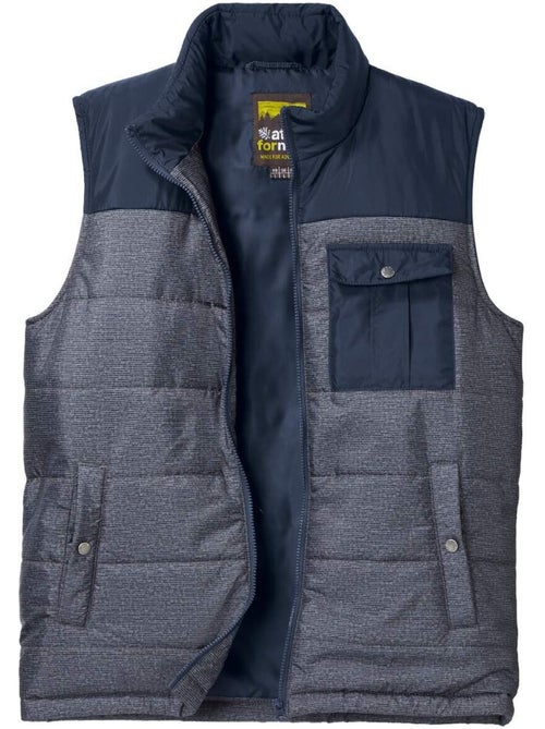 Doudoune sans manches bicolore  - atlas for men - Kiabi
