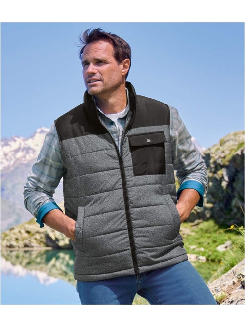 Doudoune Sans Manches Bicolore   - ATLAS FOR MEN - Kiabi