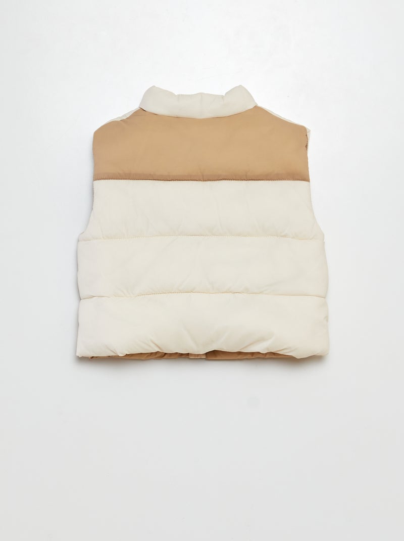 Doudoune sans manches BLANC - Kiabi