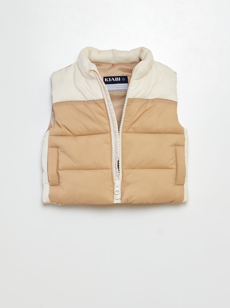 Doudoune sans manches BLANC - Kiabi