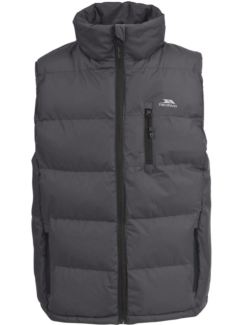 Doudoune sans manches clasp - trespass Gris foncé - Kiabi