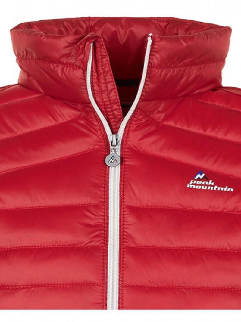 Doudoune sans manches   CORT - PEAK MOUNTAIN Rouge - Kiabi