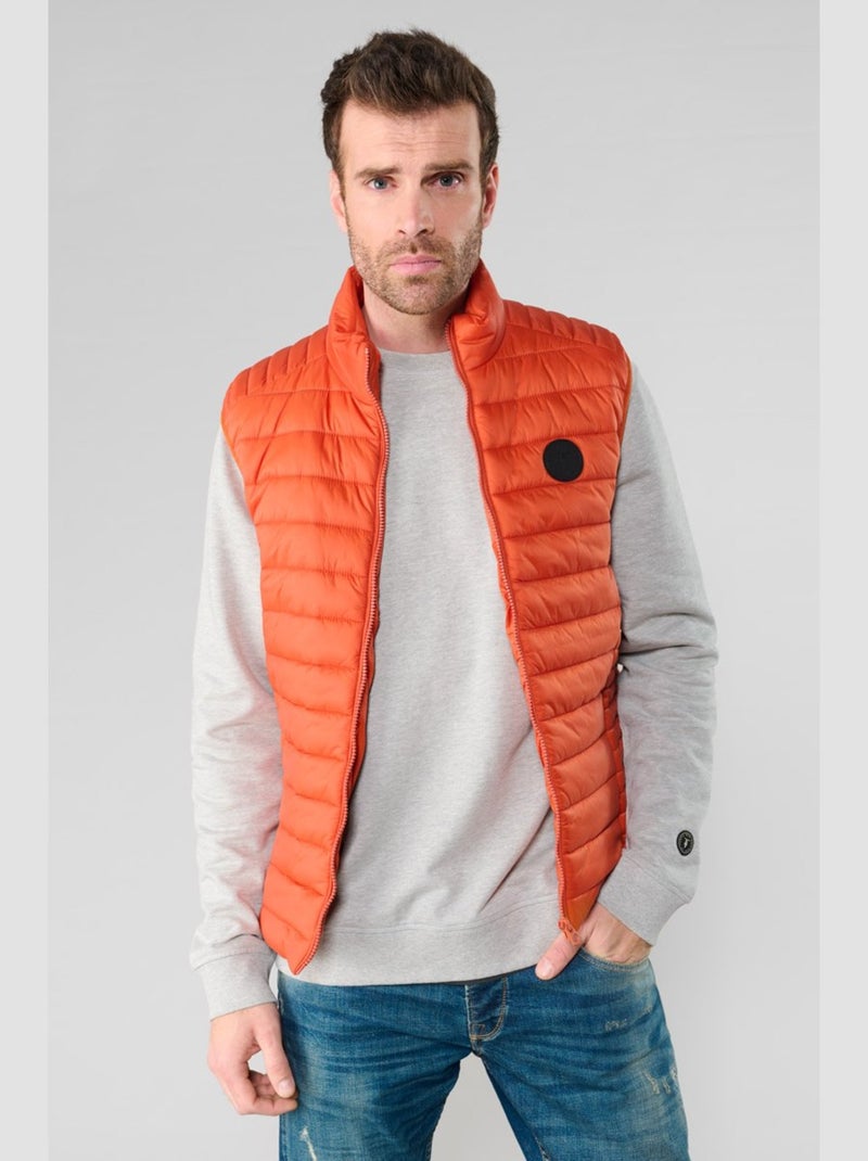 Doudoune sans manches CROZ 'Le Temps Des Cerises' Orange - Kiabi