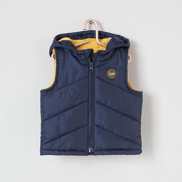 Doudoune Sans Manches Eco Concue Bebe Garcon Bleu Marine Kiabi 12 00