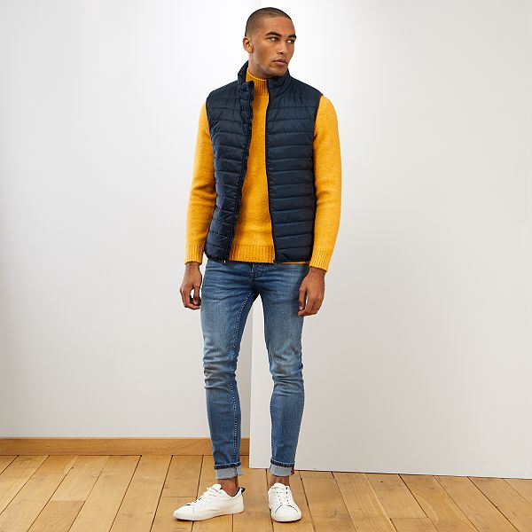 doudoune manches courtes homme